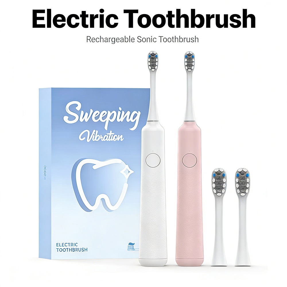 Teeth Whitening Products - DOCOLAB Sonic Electric Toothbrush 3Gear Vibration