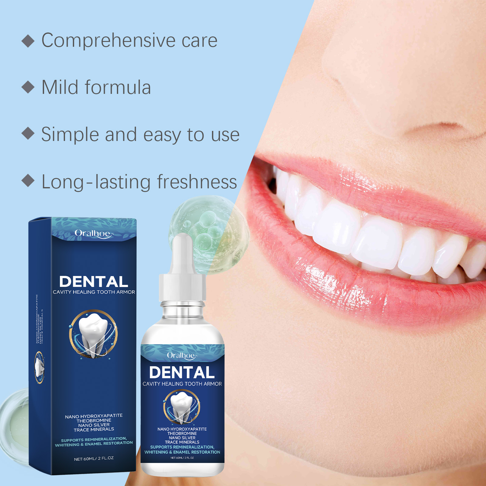 Oralhoe Teeth Brighten Serum L - Teeth Whitening And Stain Removal review and price