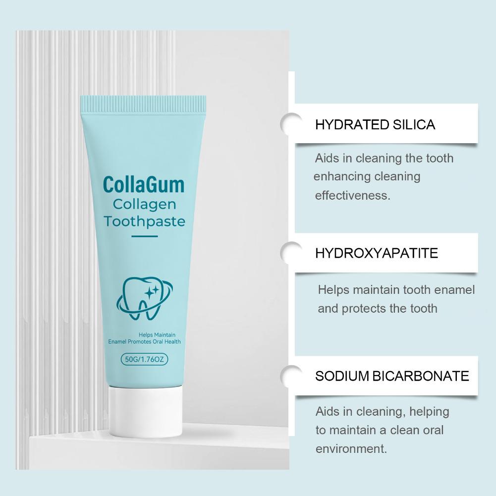 50g CollaGum Collagen Toothpas - Teeth Whitening Promotion review and price