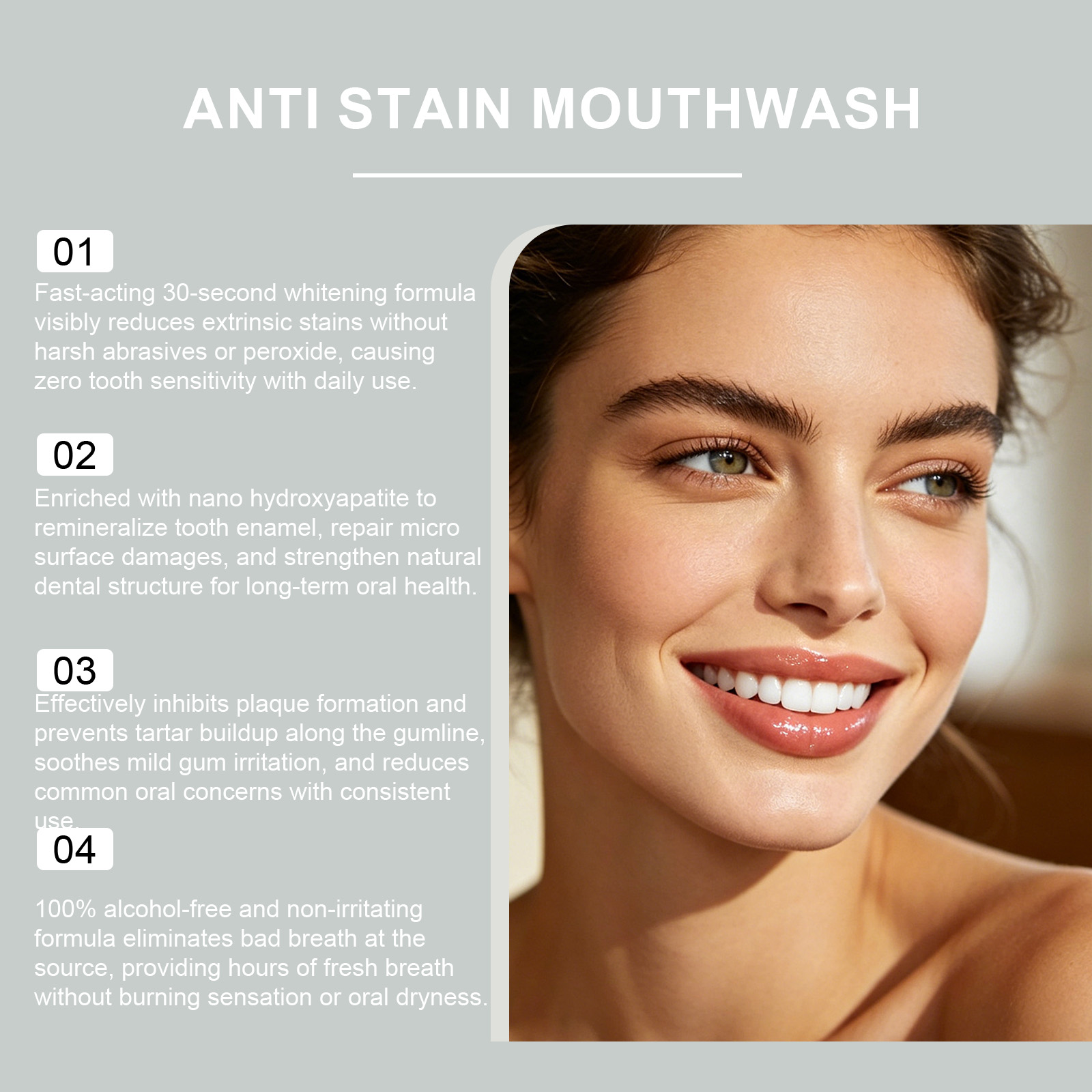 CleJoy Anti‑Stain Mouthwash Te - Teeth Whitening And Stain Removal review and price
