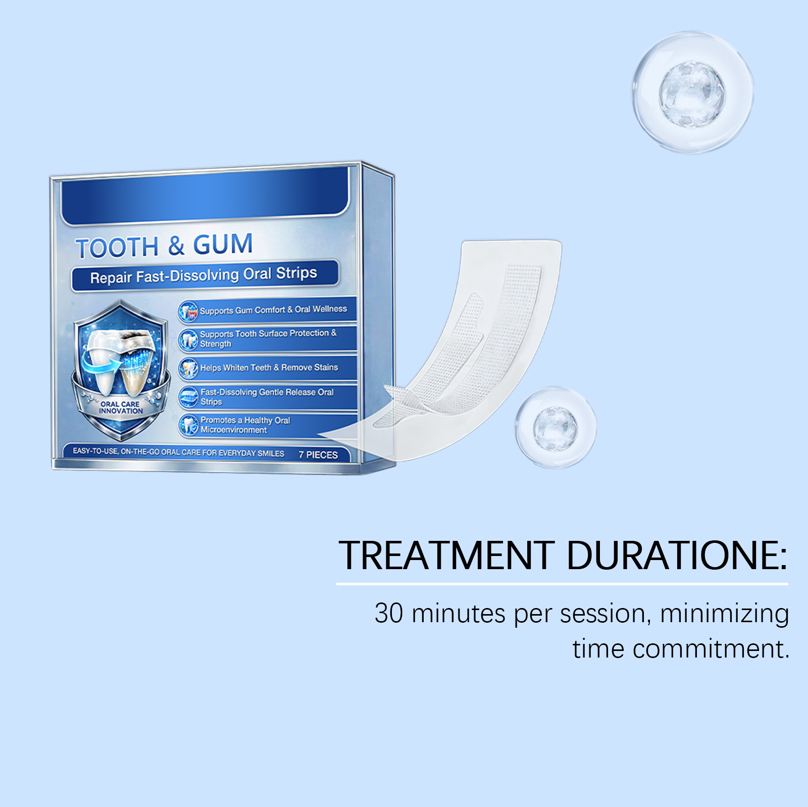 Daily Tooth Gum Whitening Stri - Teeth Whitening Promotion review and price