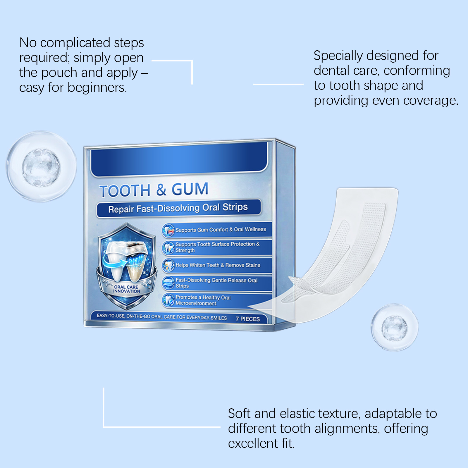 Daily Tooth Gum Whitening Stri - Teeth Whitening Promotion review and price