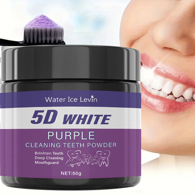 5D White Teeth Powder. Purple  - Teeth Whitening Baking Soda review and price