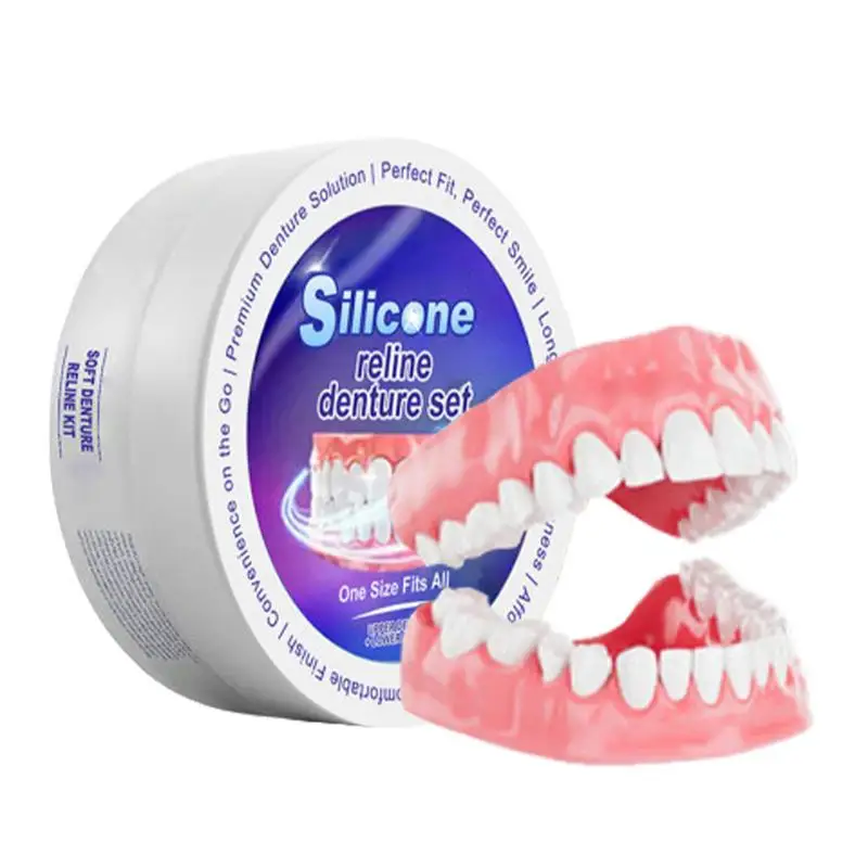 Silicone Denture Set Fit Tempo - Teeth Whitening Products review and price