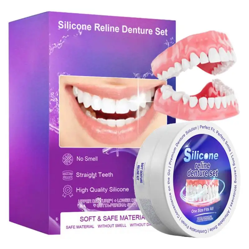 Silicone Denture Set Fit Tempo - Teeth Whitening Products review and price
