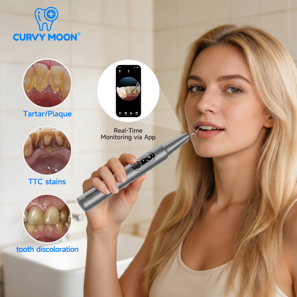 CURVY MOON Visible Electric Ul - Teeth Whitening And Stain Removal review and price