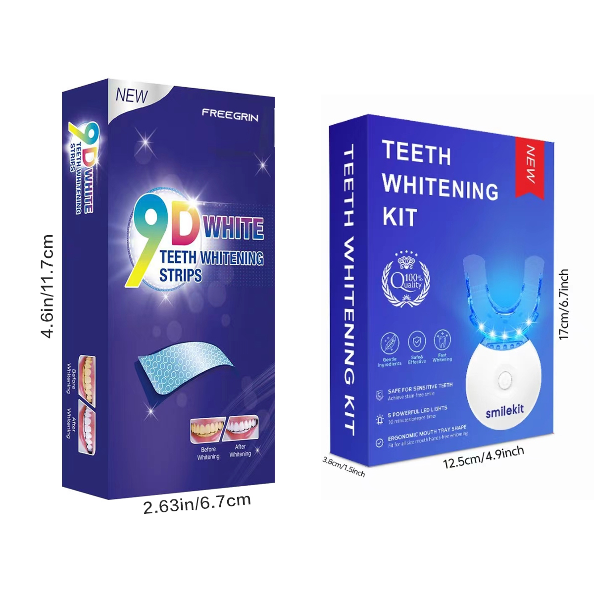 Teeth Whitening Kit - 5X LED L - Teeth Whitening And Stain Removal review and price