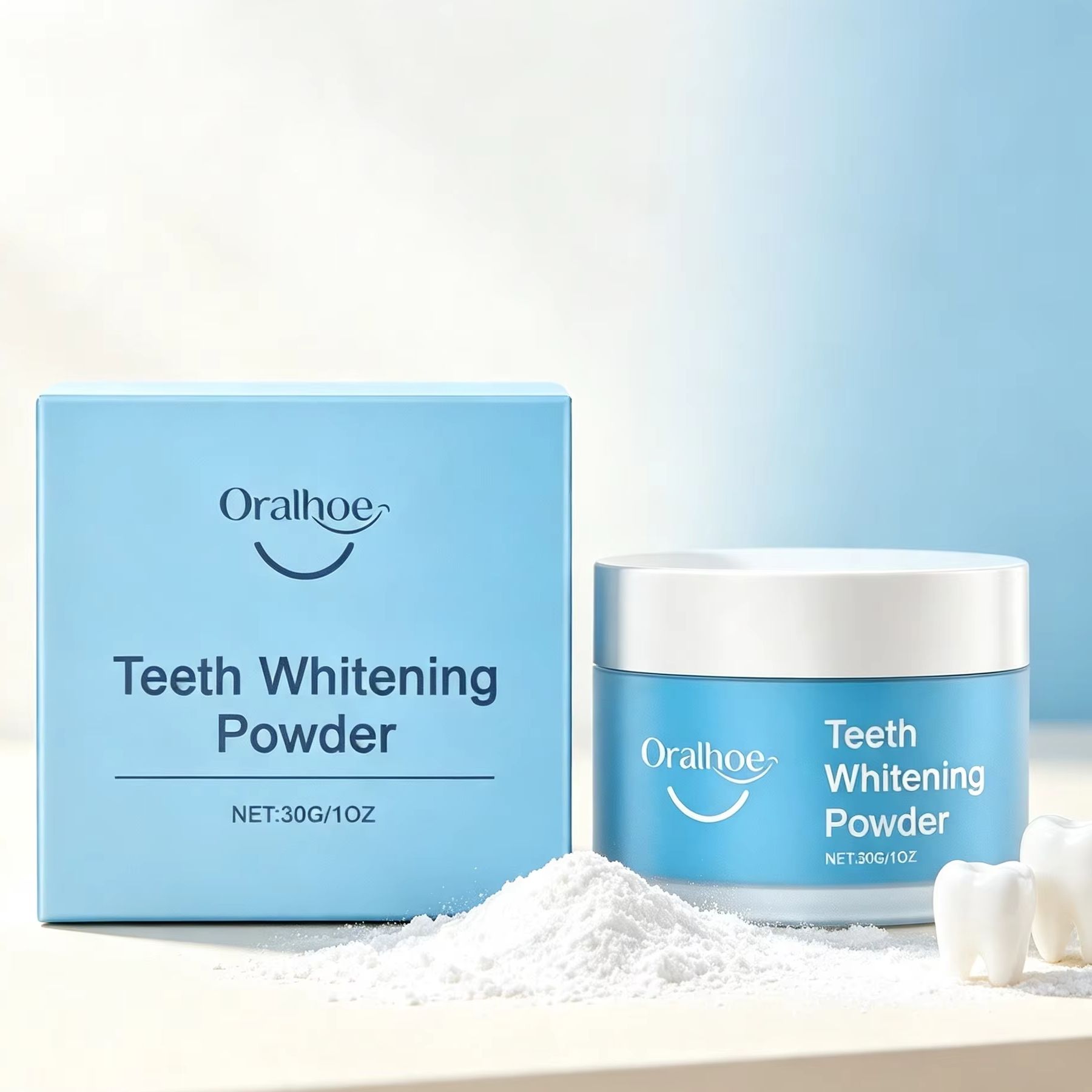 Oralhoe Tooth Powder for Brush - Teeth Whitening Essence review and price