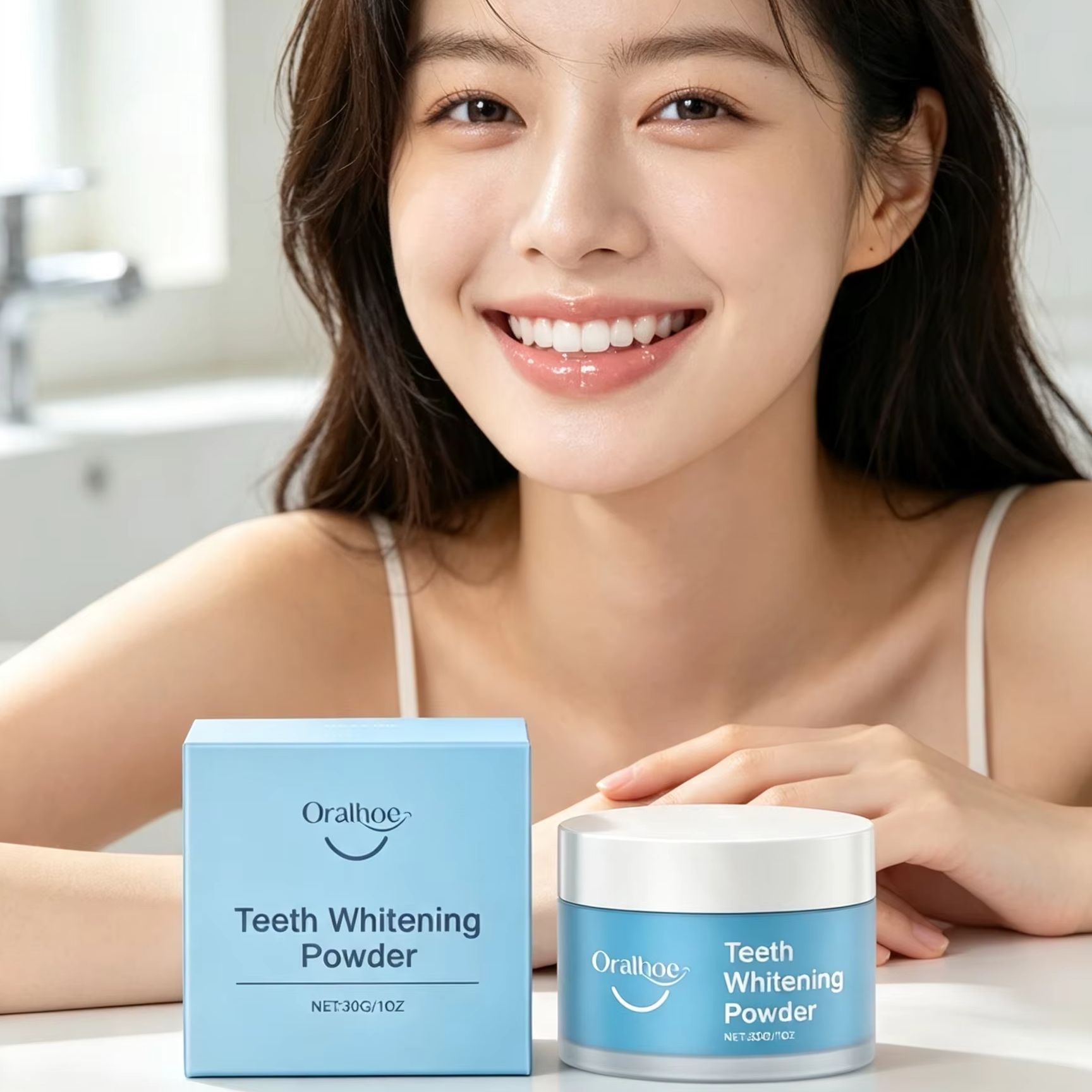 Oralhoe Tooth Powder for Brush - Teeth Whitening Essence review and price