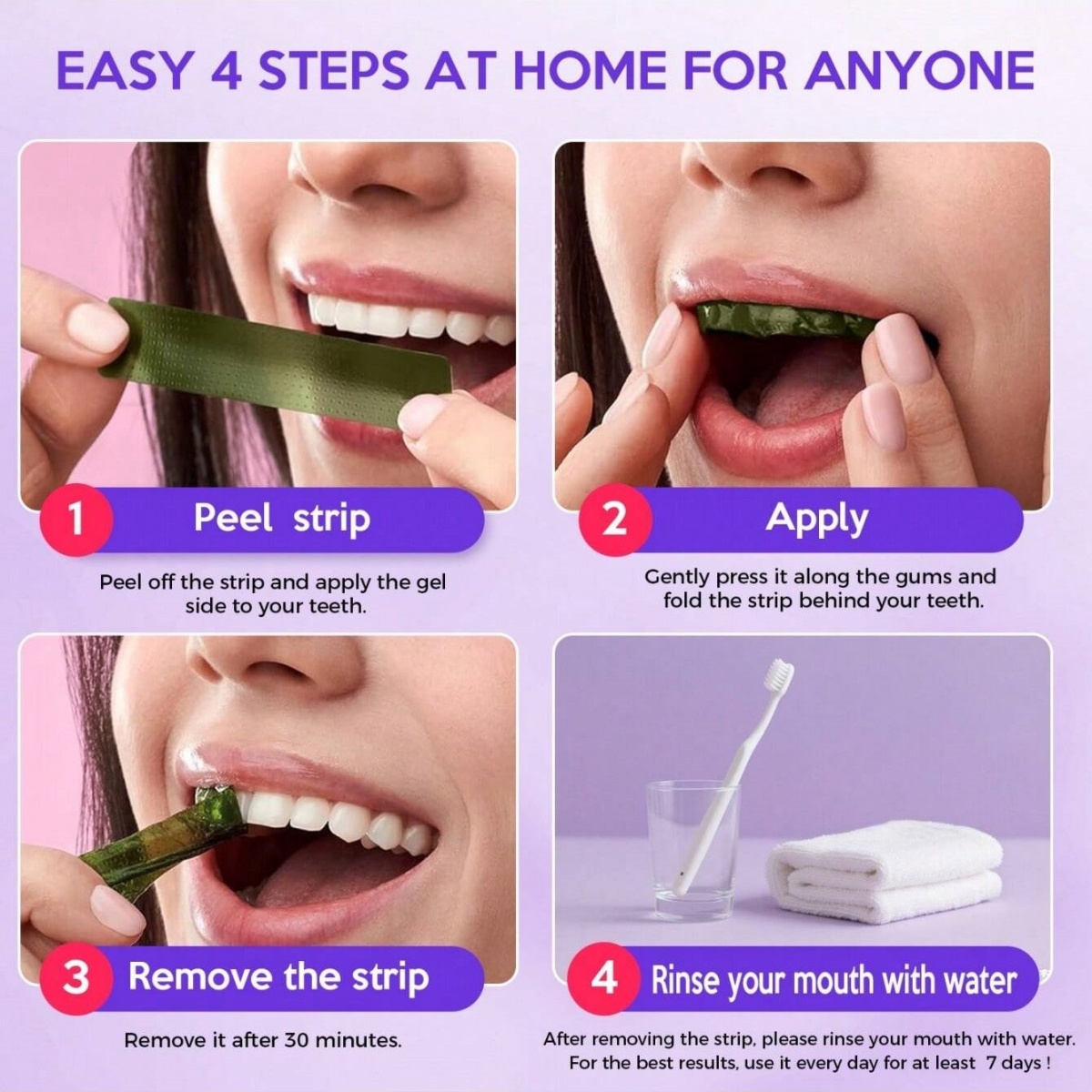 Deluxe Whitening Teeth Sticker - Teeth Whitening Essence review and price