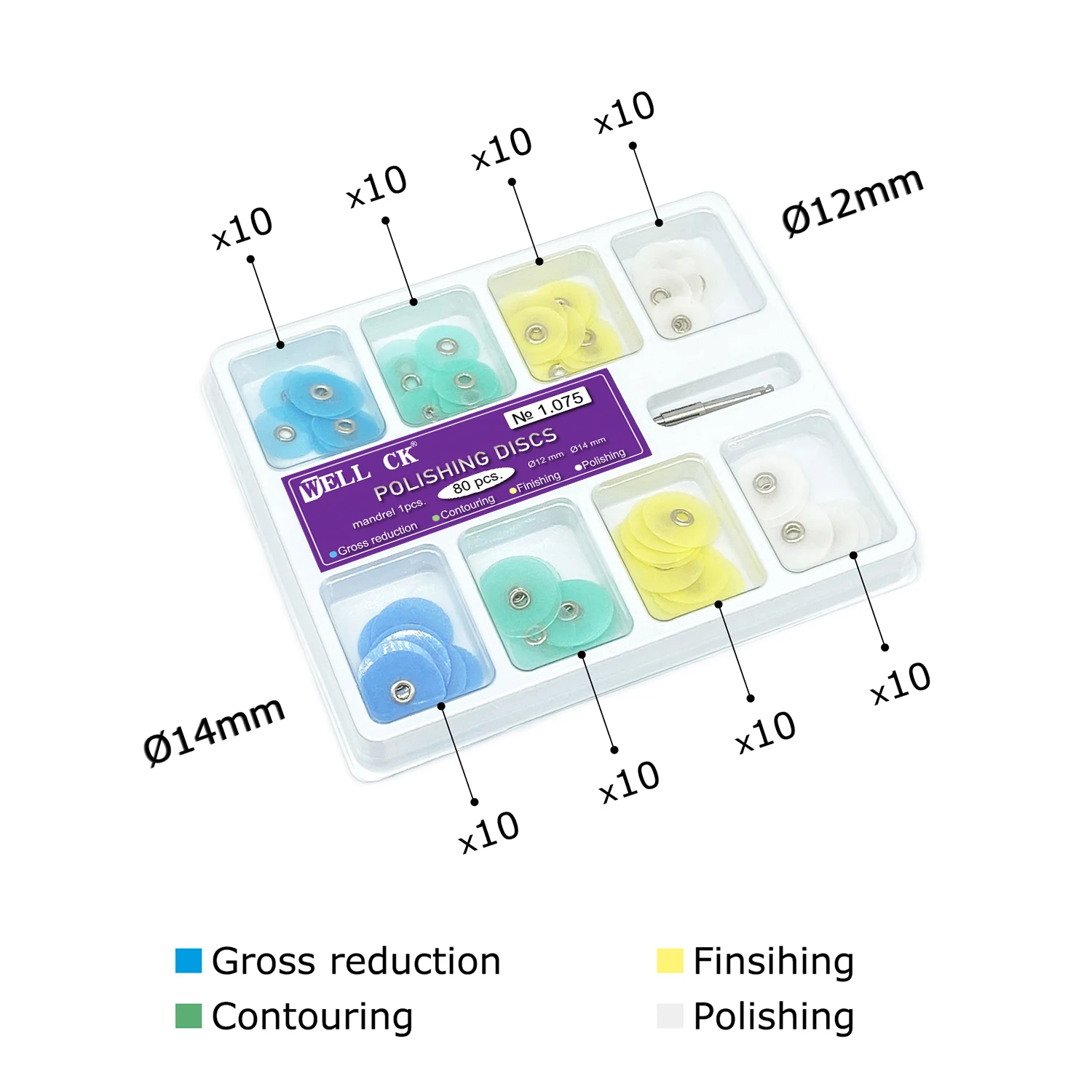 WELLCK Dental Polishing Discs  - Teeth Whitening Kit Professional review and price