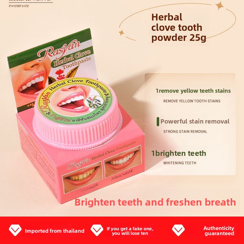 Thai Clove/coconut Tooth Powde - Teeth Whitening Essence review and price